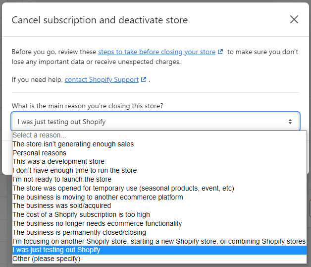Can I change Shopify plans? 2026