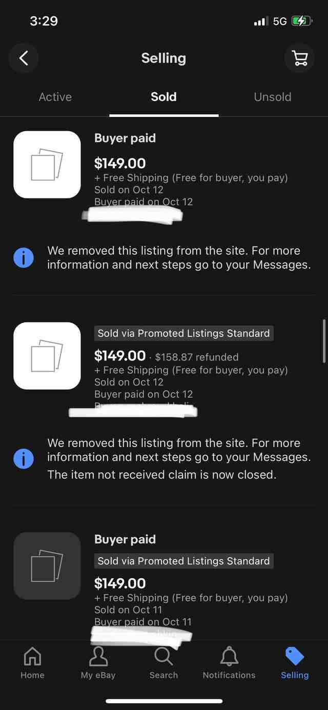 Can eBay take money from your bank account?