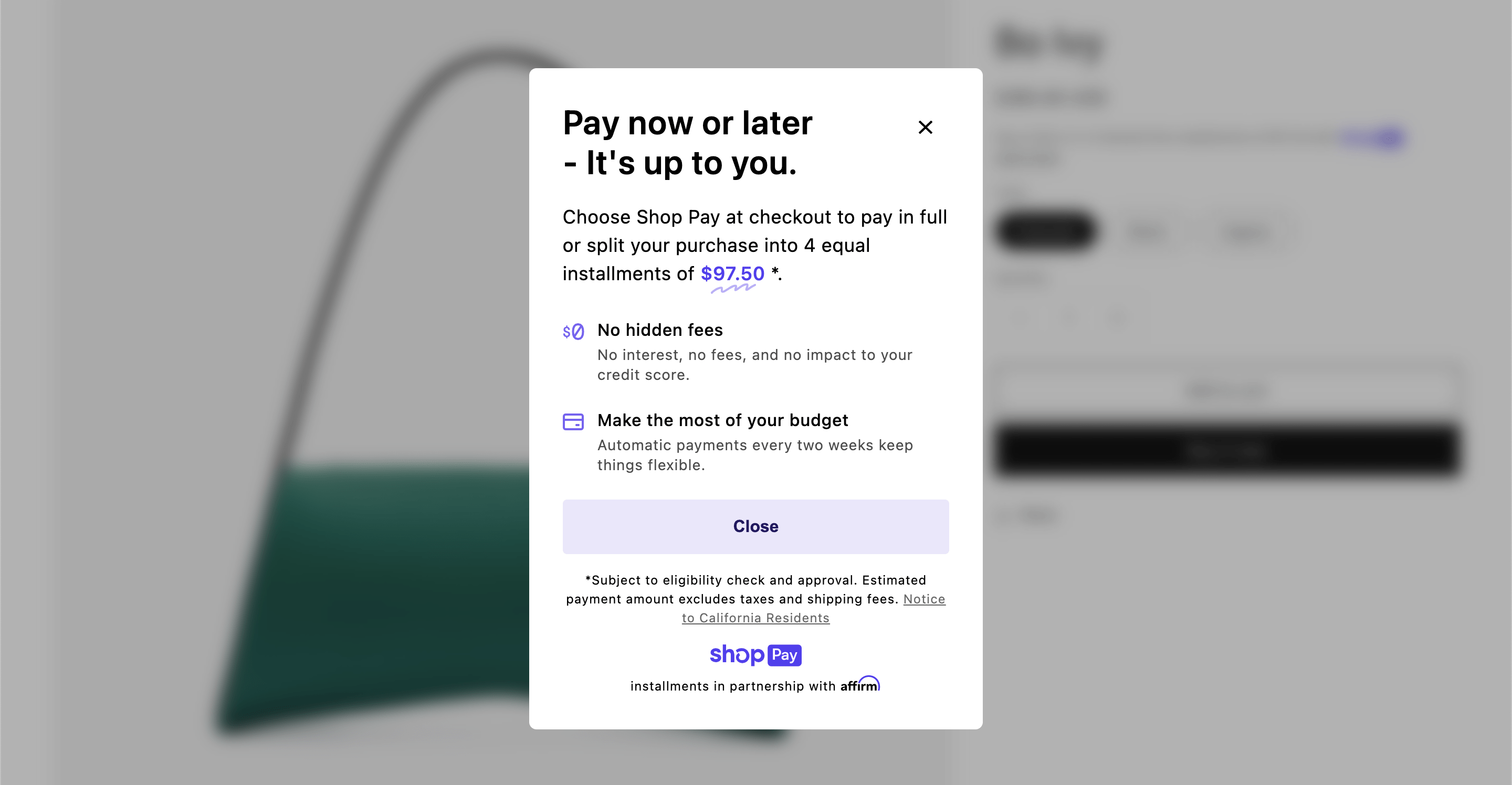 Does klarna buy now pay later affect credit score?